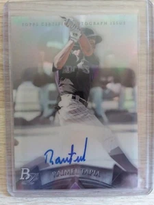 RAIMEL TAPIA 2014 Bowman Platinum *AUTO* RC REFRACTOR Toronto Blue Jays! - Picture 1 of 2