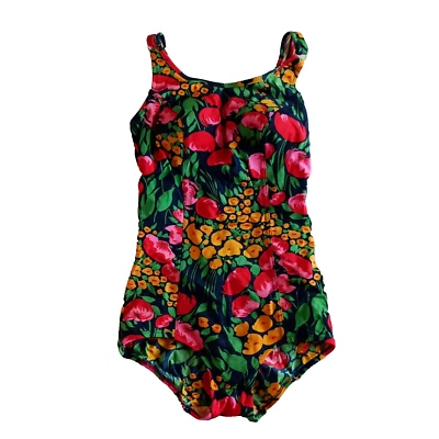 Винтажный купальник Anita купальник темно-синий цветочный размер XS Германия - Изображение 1 из 4