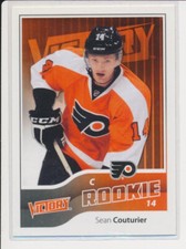 2011-12 UD Victory #303 SEAN COUTURIER - Rookie Card - Philadelphia Flyers