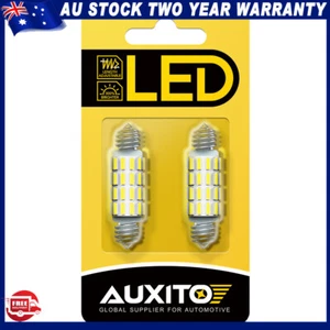 2X AUXITO Festoon 39mm 42mm LED Interior Car Dome Map Light Bulb 12V 5W CANBUS - Picture 1 of 12