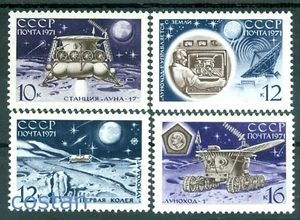 Space 1971, Luna/Lunik 17, Lunokhod 1 vehículo lunar, centro de control, Rusia, 3857, MNH - Imagen 1 de 1