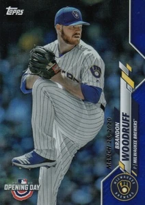 Topps Opening Day 2020 Brandon Woodruff lámina azul #4 cerveceros cantidad disponible - Imagen 1 de 1
