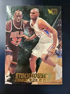 95-96 Fleer Metal Stackhouses Sammelalbum Karte mit Michael Jordan #S7 - Bild 1 von 2