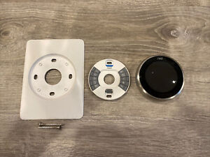Google Nest Learning Thermostat Smart 3rd Gen Wi-Fi Stainless Steel A0013