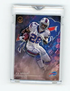 2014 Topps Valor CJ SPILLER Bills Card Topps Vault Blank Back 1/1 Cert - Picture 1 of 2