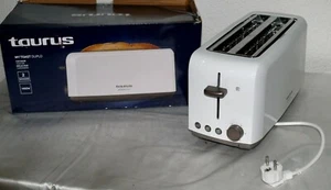 Taurus MY Toast Duplo Retro Toaster Extra Breit Langschlitz 1450W 6 Stufen White - Bild 1 von 10