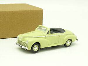 Automany Heller Kit Assembled Sb 1/43 - Peugeot 203 Cabriolet Yellow Green