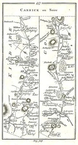 Antique map, Taylor & Skinner, Road from Dublin to Cork (2) - Picture 1 of 2