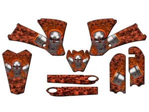 2003-2005 SX 85 FLAMING ENGRANAJE Orange Senge kit de gráficos compatible con KTM - Imagen 1 de 10
