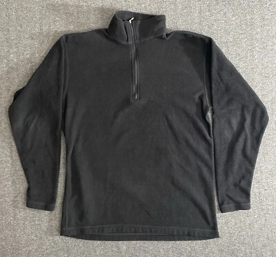 Vintage OBERMEYER Mens  Fleece Pullover Sweater Base Layer Ski Black Size M - Image 1 of 4