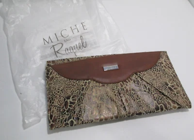 NEW MICHE Bag Classic Shell RAQUEL Animal Print Metallic - Image 1 of 4