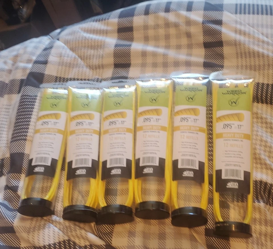 Weed Warrior .095 in X 17" Heavy Duty Crimped Trimmer Line Strips 12ct