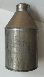 Antique Tea Tin Canister 8" D7219 - Imagen 1 de 3