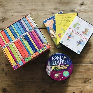Roald Dahl Classic Collection - Audio Books 10, Book Box Set 15 + Animated DVD 3 - Picture 1 of 10