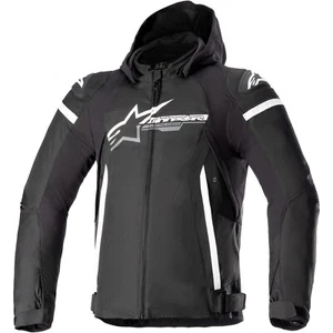 Alpinestars Men's Motorcycle Jacket Size S Zaca Waterproof Black White - Picture 1 of 3