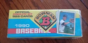 Juego de tarjetas de béisbol Bowman 1990 selladas de fábrica 528 tarjetas - Imagen 1 de 2
