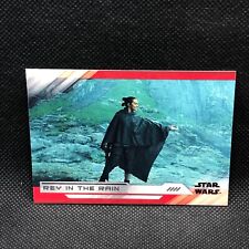 REY IN THE RAIN STAR WARS Topps Collectibe Card No.45 VERY RARE from Japan