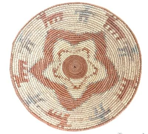 Large Native Style Handwoven Decorative Basket - Picture 1 of 2