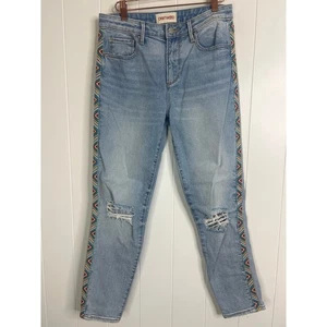 Neu mit Etikett Driftwood Gizelle Tucson absichtlich distressed helle Waschung Jeans Größe 26 - Bild 1 von 7