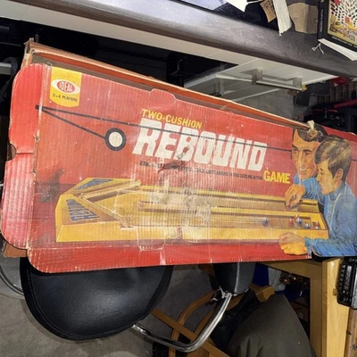 Vintage Rebound Table Top Game - Ideal Games  - 1970s - The Two Cushion Game  - Image 1 of 4