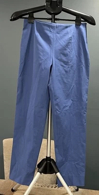 Calça azul feminina Piazza Sempione Emanuela tamanho 40 feita na Itália (tamanho 4 EUA) - Imagem 1 de 4