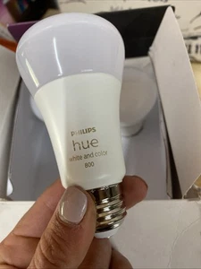 Philips Hue White and Color Ambiance E26 60w 800 Lumen 3 Pack - OB *READ* - Picture 1 of 11