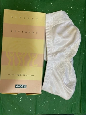 Amoena 38B Isabel Wire Free Camisole Mastectomy Bra 2118 Used White - Image 1 of 4