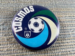 Vintage New York Cosmos Pele NASL Pro Soccer 2.25" Pinback Button - Picture 1 of 2