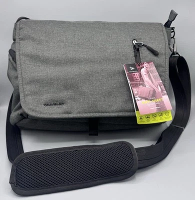 TRAVELON Bolso Mensajero Urbano Antirrobo para Laptop, Pizarra Foto 1 de 4