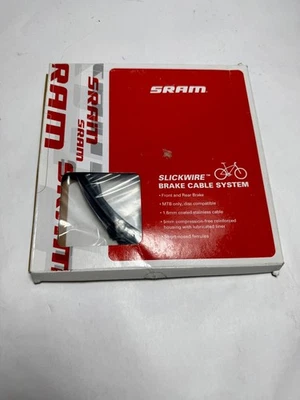 Новый SRAM SlickWire MTB тормозной кабель и корпус набор 5 мм, совместимый с диском, черный - Изображение 1 из 2