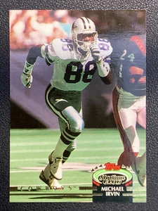 1992 Topps Stadium Club - Dallas Cowboys Michael Irvin #447 - Picture 1 of 2