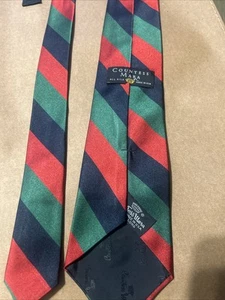 Cravatta uomo Countess Mara 100% seta made in USA extra lunga lusso nuova senza etichette vintage Y2K - Foto 1 di 13