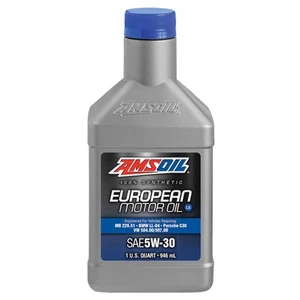 5W-30 Amsoil 100% Synthetic Euro oil 2 gallons LL-04,Low SAPS,DPF safe ACEA C3 - Picture 1 of 1