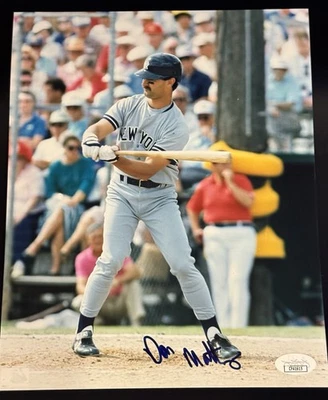 Don Mattingly Signed Color Photograph JSA w/COA #23 MLB New York Yankees 8x10! - Image 1 of 2