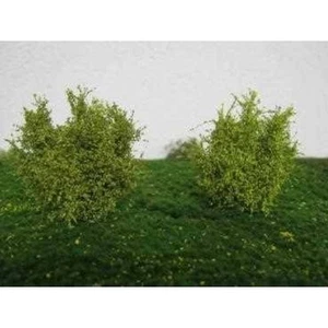 Büsche Frühling Profiline ca. 5cm - 2 Stück für Modellbau & Eisenbahn Landschaft - Bild 1 von 1