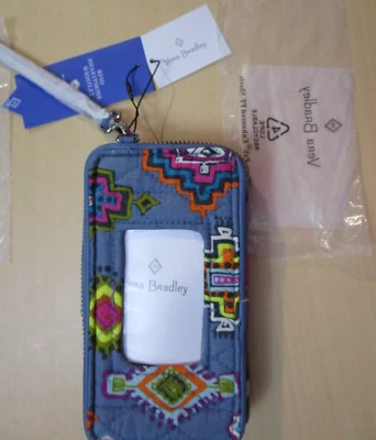 NUEVO NUEVO CON ETIQUETAS Vera Bradley RFID SMARTPHONE PULSERA CLUTCH CARTERA MEDALLONES PINTADOS Foto 1 de 4