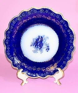 1800’s "BLUE ROSE" W.H. GRINDLEY Co. ENGLAND Lot of 5 Bowls - Picture 1 of 14