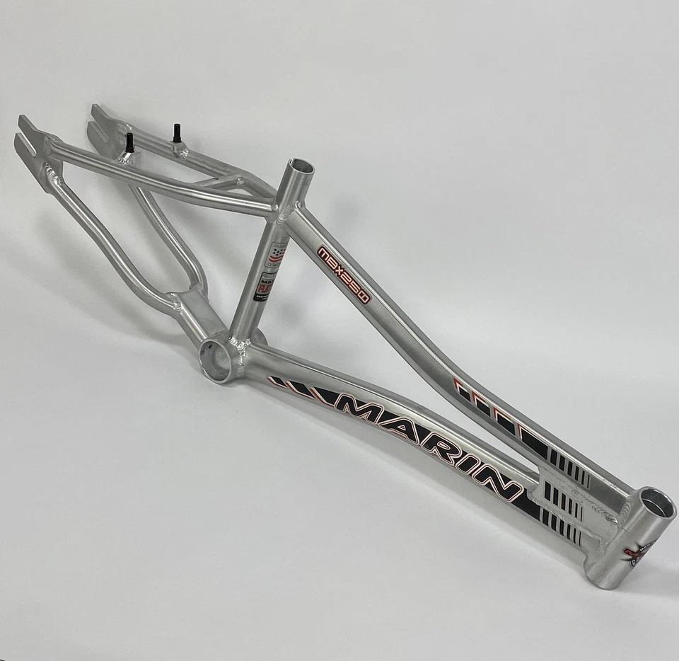 Винтажная гоночная рама Marin BMX MBX250 сделано в США 7000 алюминий 20 дюймов средняя школа 2001 - Изображение 1 из 4