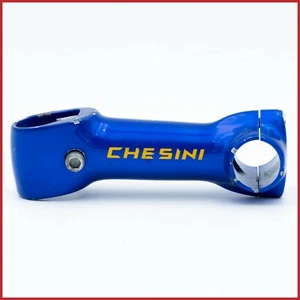 CHESINI 110mm 1" INCH STEM BLUE THREADLESS 90s VINTAGE AHEAD ROAD RACING BIKE - Picture 1 of 10