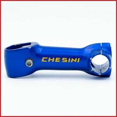 CHESINI 110mm 1" INCH STEM BLUE THREADLESS 90s VINTAGE AHEAD ROAD RACING BIKE - Image 1 of 4