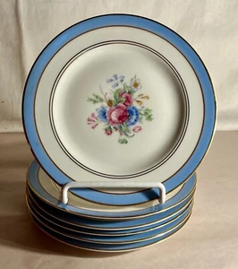 6 Ahrenfeldt Limoges Frankreich La Nicoise 6 1/2" Brotteller - Bild 1 von 2