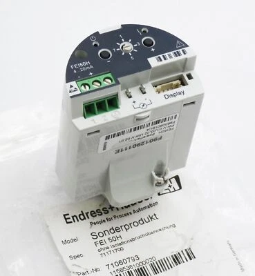 Endress+Hauser FEI 50H 1BC4 FW-V 01.03.02 HW-V 02.01 -unused-