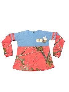 NWT Realtree Girl Womens Top SweatShirt Sz Medium Eat Sleep Hunt Hard To Find - Picture 1 of 18