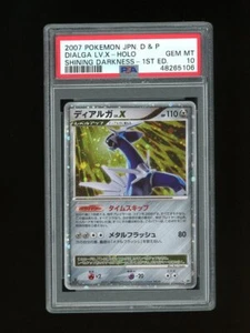 Pokemon PSA 10 GEM MINT Dialga Lv. X Japanese Great Encounters Shining Dark Card - Picture 1 of 2