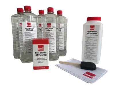 Knosti Disco-Antistat Ultraclean Cleaning Set incl 5L BiDest 200ml Concentrate - Image 1 of 2