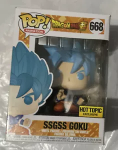 ¡FUNKO POP! Dragon Ball Super SSGSS GOKU #668 HOT TOPIC EXCLUSIVO - Imagen 1 de 7