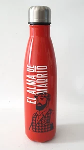 RED STAINLESS WATER BOTTLE WITH DESING "EL ALMA DE MADRID" 500ml - Picture 1 of 3