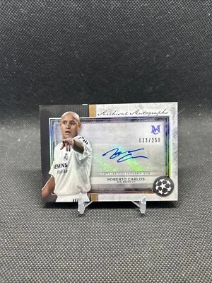 2020-21 Topps Museum Collection Roberto Carlos Autograph /250 #AA-RC - Image 1 of 4