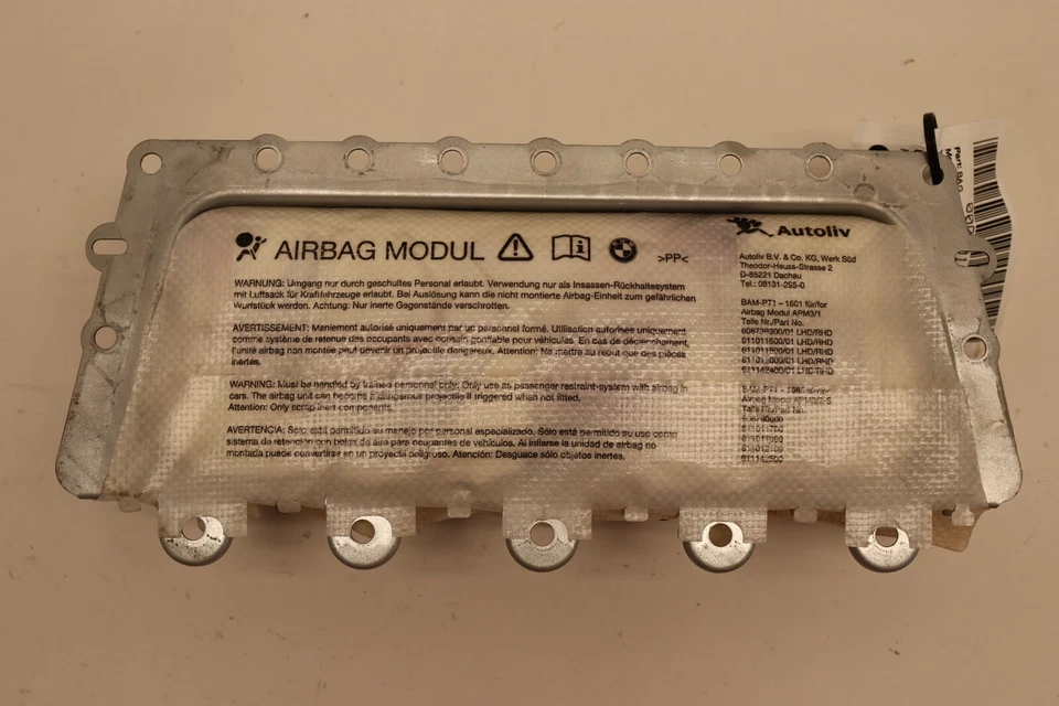 2009 - 2015 宝马 750LI DASH DASHBOARD 右乘客气囊 SR 原始设备制造商 — 第 1/4 张图片