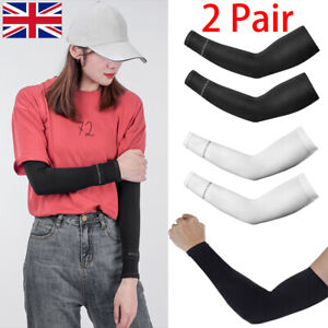 1 Pair Outdoor Sport Arm Sleeves UV Sun Protection Breathable Arm Warmer Covers